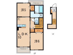 アミティエⅢの物件間取画像